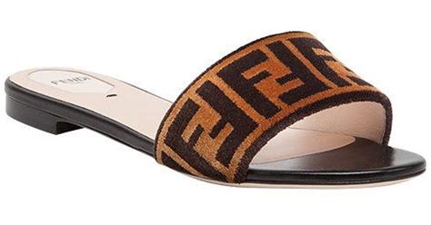 fendi sandals women's|fendi open toe flat sandals.